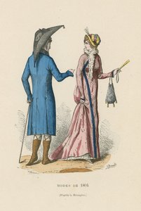Modas francesas de 1804 de French School