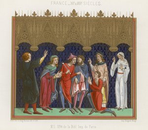 Figuras francesas dos séculos XII e XIII de French School