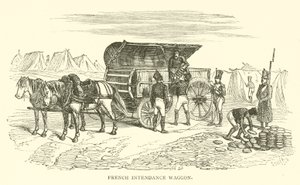 Vagão de intenção francesa (gravura) de French School