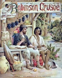 Capa de Robinson Crusoe de French School