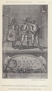 Frontispício alegórico do romance cômico (litho) de French School