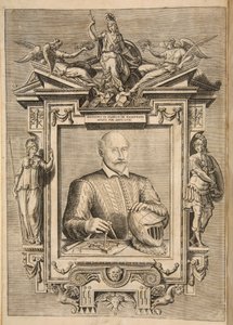 Frontispício, de The Diverse Et Artificiose Machine, do Capitão Agostino Ramelli, pub. 1588 Engra de French School