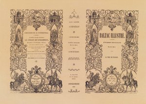 Frontispício de La Peau de Chagrin, de uma edição ilustrada das obras de Honore de Balzac (1799-1850) por Delloye e Lecou, 1838 de French School