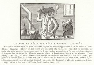 Frontispício de Le Pere Duchesne, de 1790 de French School