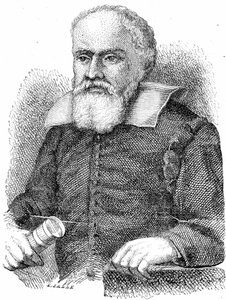GALILEO GALILEI (1564-1642) (gravura) de French School