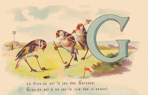 G: O Lacrosse é o jogo dos meninos; Grande é neste jogo a alegria dos pássaros de French School