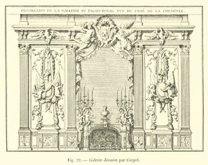 Galeria decorada por Coypel de French School
