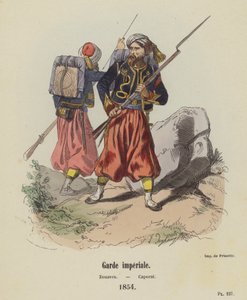Garde imperiale, Zouaves, Caporal de French School