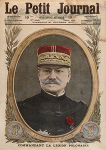 General Louis Archinard, ilustração da capa do Le Petit Journal, suplemento ilustrativo, 21 de outubro de 1917