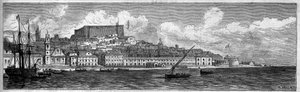 Vista geral da cidade de Reggio Calabria, Itália de French School