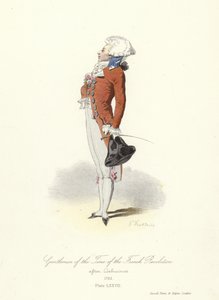 Senhor da época da Revolução Francesa de French School