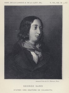 George Sand (litho) de French School