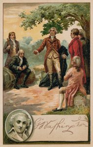 George Washington antes da Revolução Americana de French School