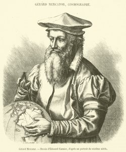 Gerard Mercator (gravura) de French School