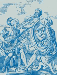 Músicos alemães que tocam Alaúde e Guitarra de French School