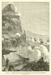 Gibraltar (gravura) de French School
