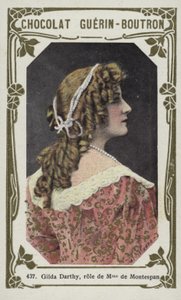 Gilda Darthy, papel de Madame de Montespan (foto colorida) de French School