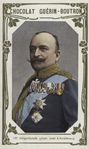 Gilgenheimb, comandante geral de Estrasburgo (foto colorida) de French School