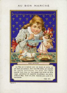 Menina, tocando, escalas de French School