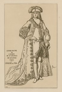 Grão-Mestre da Ordem de São Jorge da Baviera, 1729 de French School