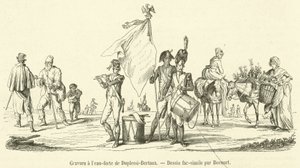 Gravura por Duplessi-Bertaux (gravura) de French School