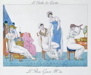 Grisettes Preparação para a cama, prato 30 do 