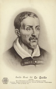 Guido Reni, pintor italiano (litografia) de French School