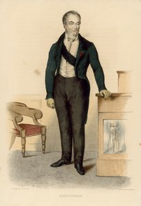Guillaume Dupuytren (gravação a cores) de French School