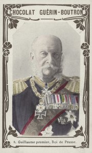 William primeiro, rei da Prússia (foto colorida) de French School