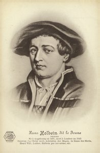 Hans Holbein, o Jovem, pintor alemão (litografia) de French School