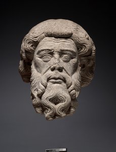 Cabeça de um apóstolo, c.1325-1350 de French School