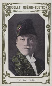 Henri Robert (foto colorida) de French School