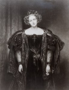 Henriette Sontag como Donna Anna na ópera Don Giovanni da ópera de Wolfgang Amadeus Mozart de French School