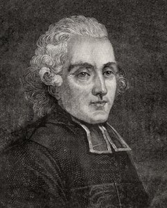 Henry Essex Edgeworth, de "História da Revolução Francesa" por Louis Blanc (1811-82) de French School