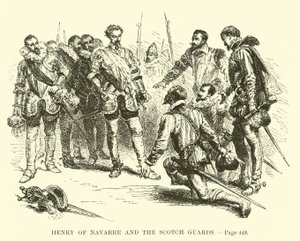 Henrique de Navarra e os guardas escoceses de French School