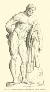 Hercule Farnese (gravura) de French School