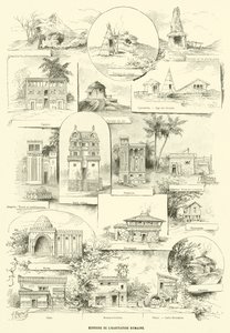 História da Habitação Humana (gravura) de French School