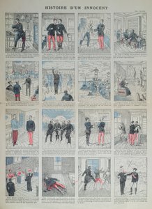 Histoire dun Innocent, história ilustrada do Caso Dreyfus de French School