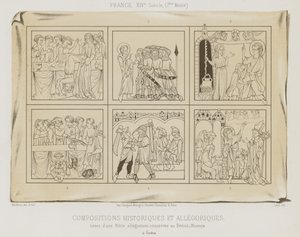 Composições históricas e alegóricas de French School