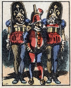 História da Dra. Pulcinella (Polichinelle). Gravura em madeira de Imaging Pellerin - Epinal, sd. Final do século XIX. de French School