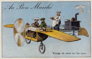 Lua-de-mel no ano 2000 (chromolitho) de French School