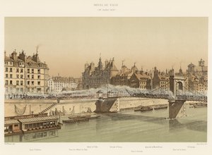 Hotel de Ville, 28 de julho de 1830 de French School