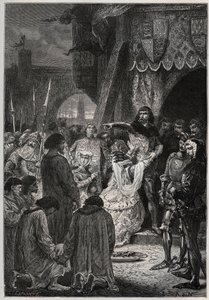 Guerra dos Cem Anos: A rendição de Calais de French School