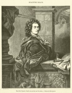 Hyacinthe Rigaud (gravura) de French School
