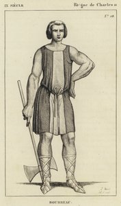 Século IX, Reinado de Carlos II, Executor (gravura) de French School