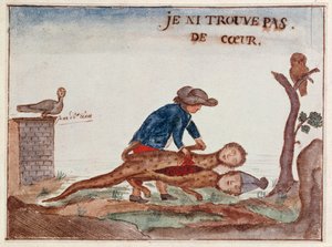 Não consigo encontrar nenhum coração, 1789 de French School