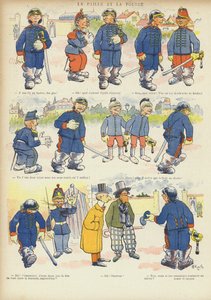 Ilustração para Le Rire (cor litho) de French School