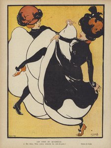 Ilustração para Le Rire (cor litho) de French School