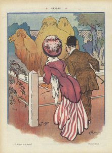 Ilustração para Le Rire (cor litho) de French School