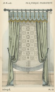 Ilustração do catálogo de produtos de design de interiores da AR & Cie, França de French School